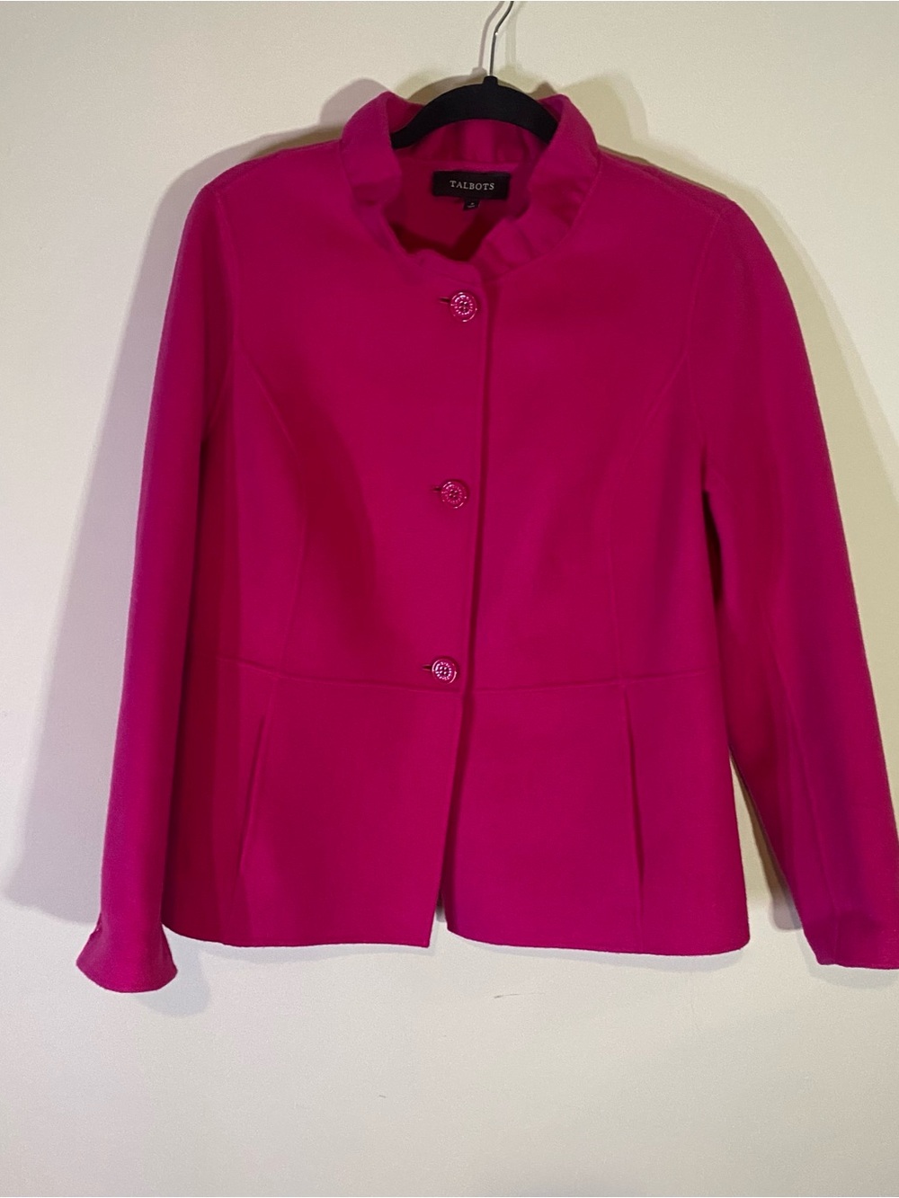 Talbots Ruby Wool Blend Jacket Size 8